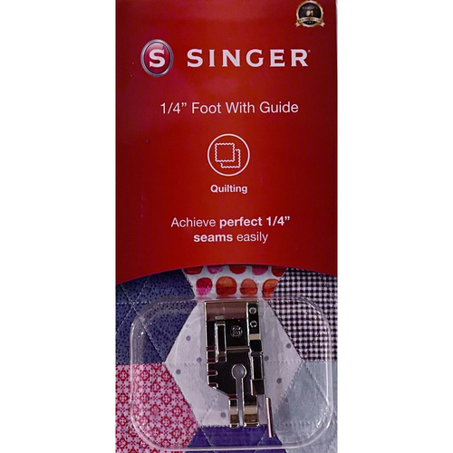 1/4inch foot with Guide (quilting foot) by Singer (in retail packaging)