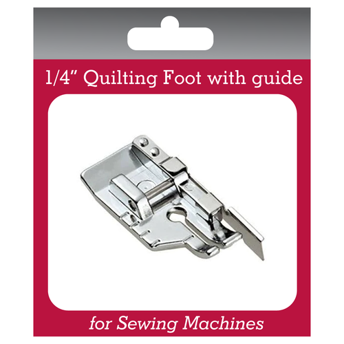 1/4" Quilting Foot with Guide for Sewing Machines