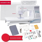 Singer Quantum Stylist 9960 Sewing Machine with Extension Table and Hard Cover - Factory Refurbished