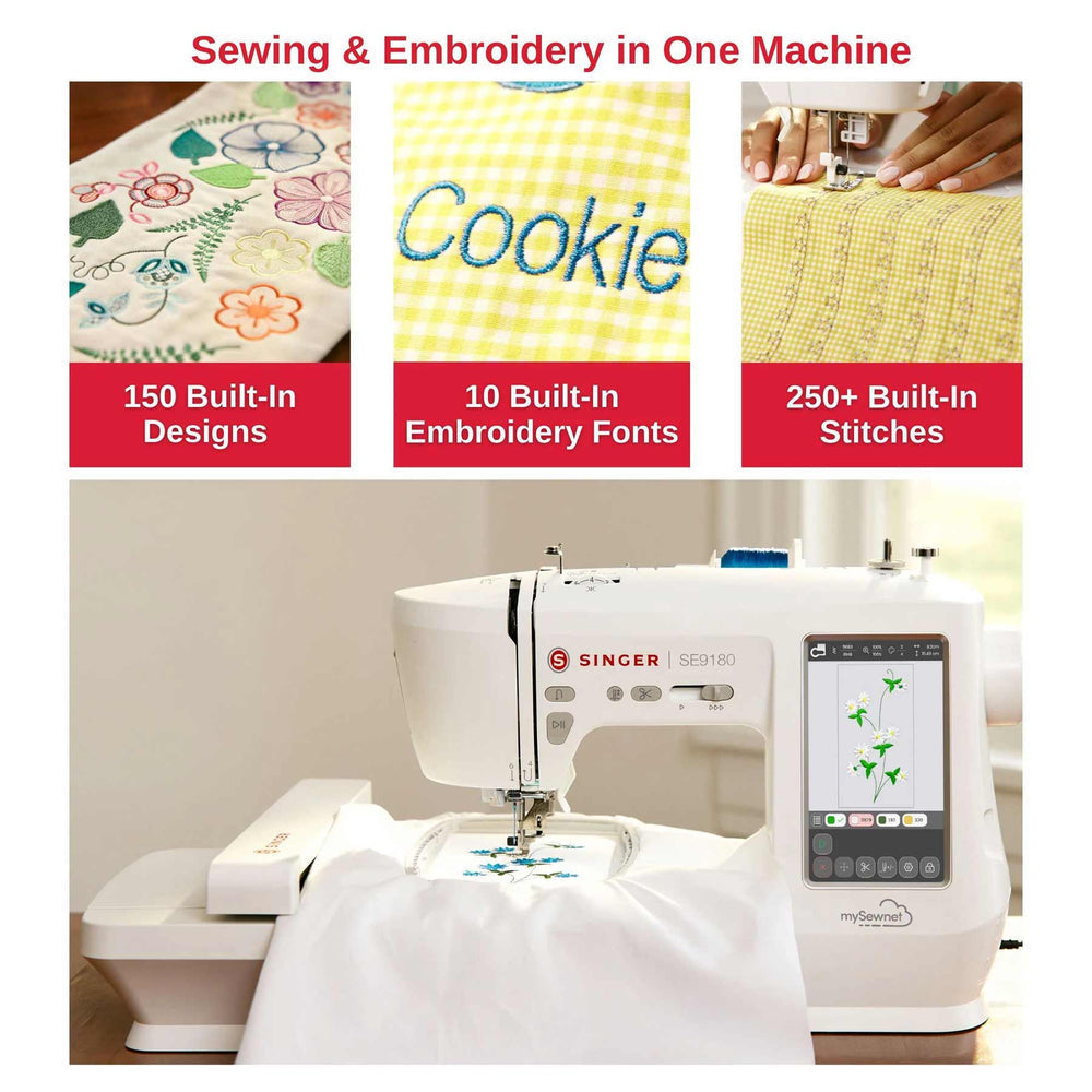Singer SE9185 Sewing and Embroidery Machine - August deal - save an extra £100 while stocks last