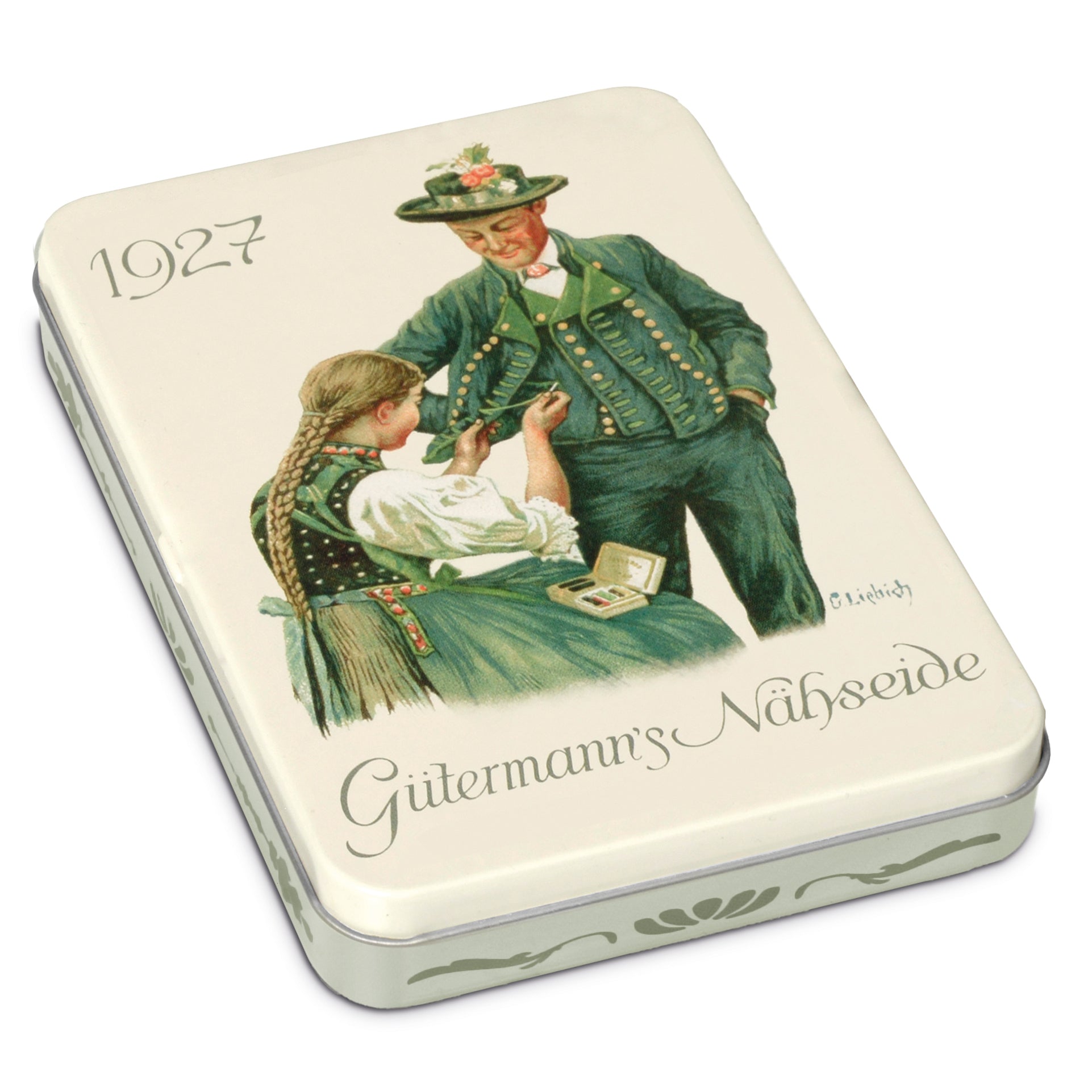 Gutermann Thread Storage Tin - Nostalgic 1927 - Sew-All 8 x 100m Pastel Shades