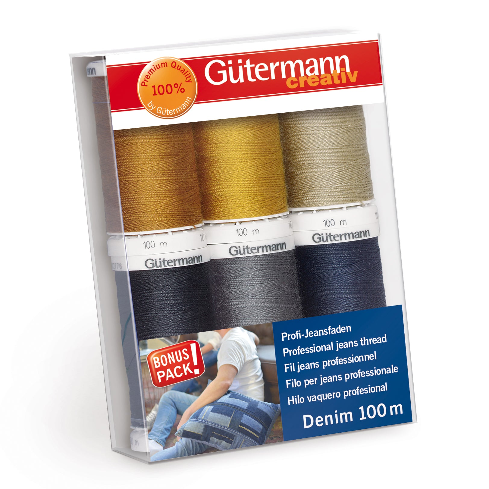 Gutermann Thread Set - Denim - 6 x 100m