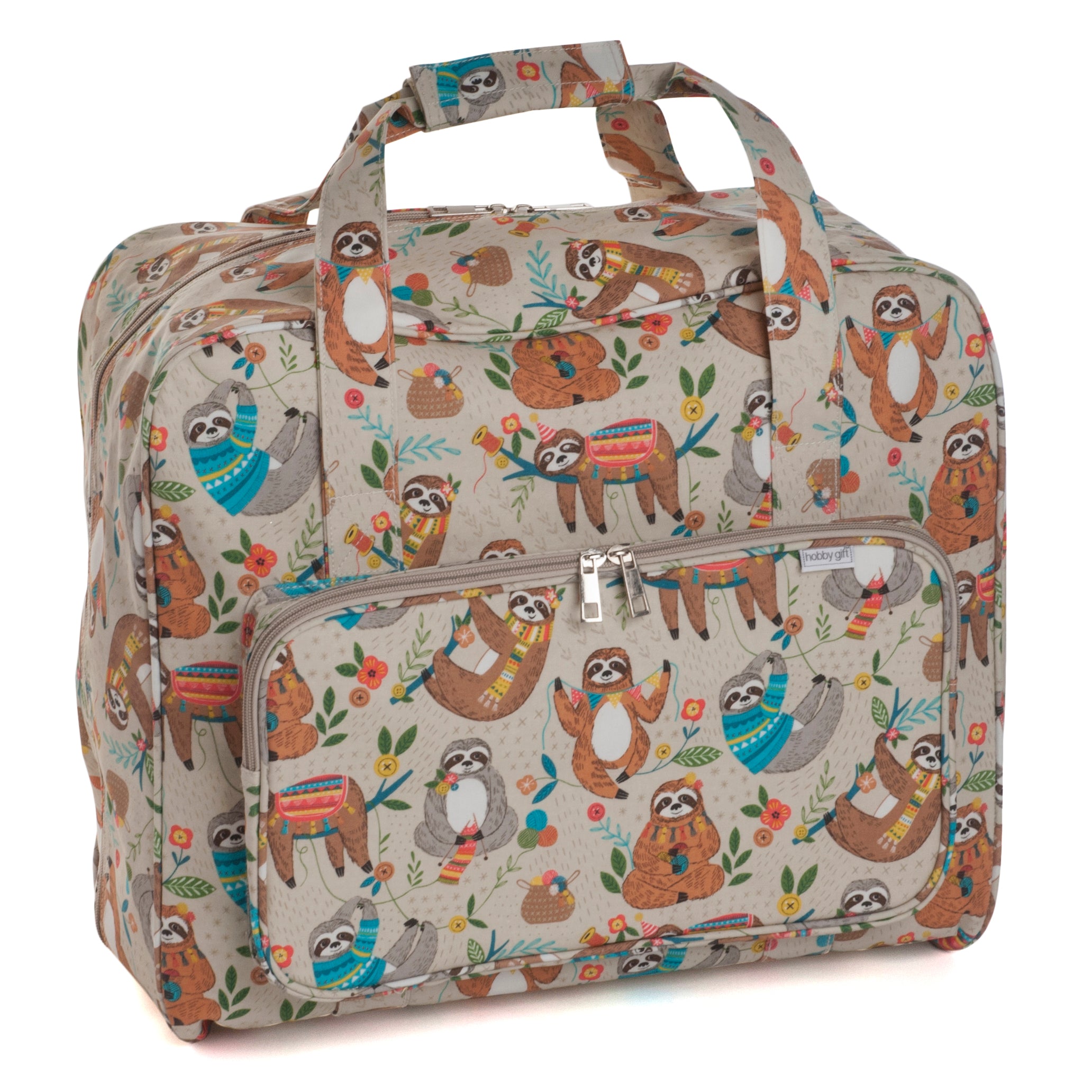 Premium Sewing Machine Bag - Matt PVC - Sloth