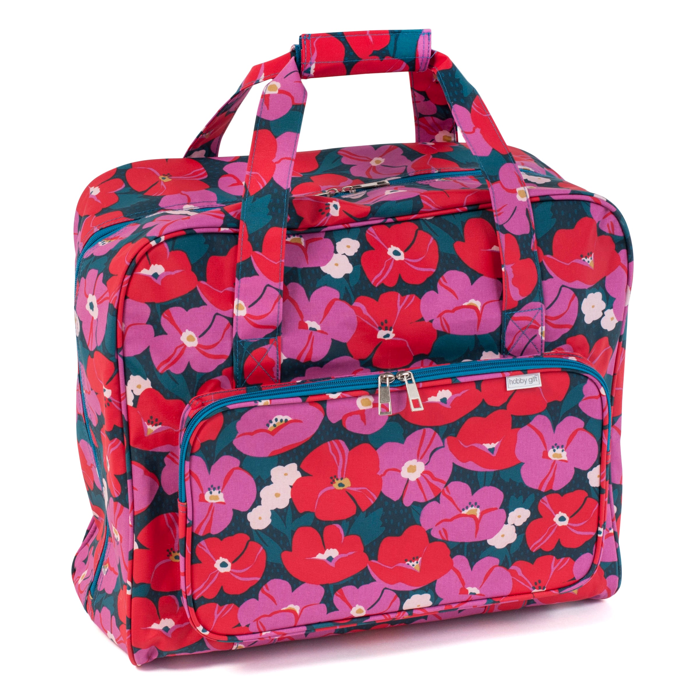 Premium Sewing Machine Bag - Matt PVC - Modern Floral
