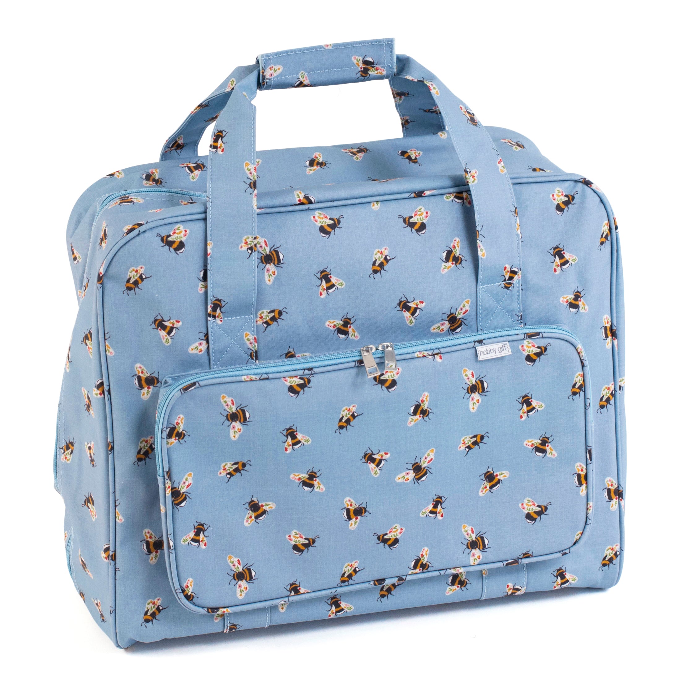 Premium Sewing Machine Bag - Matt PVC - Blue Bee