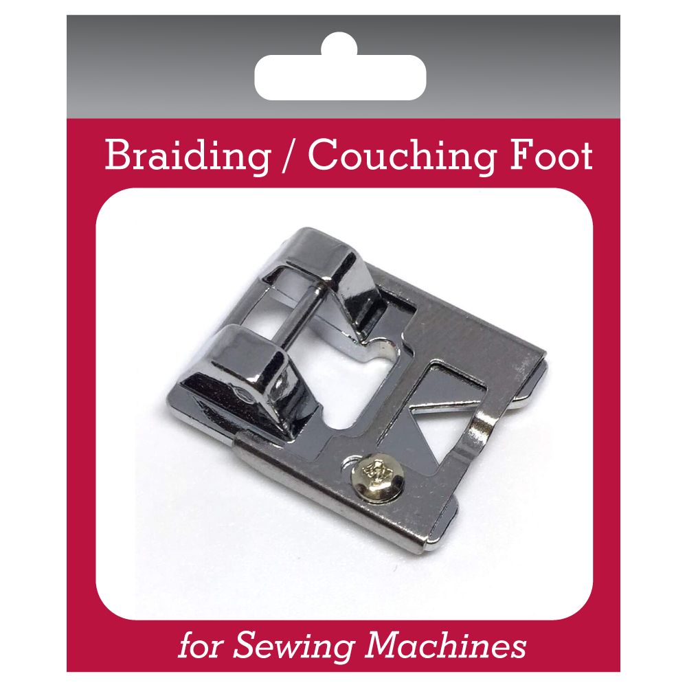 Braiding (Couching) Foot for Sewing Machines