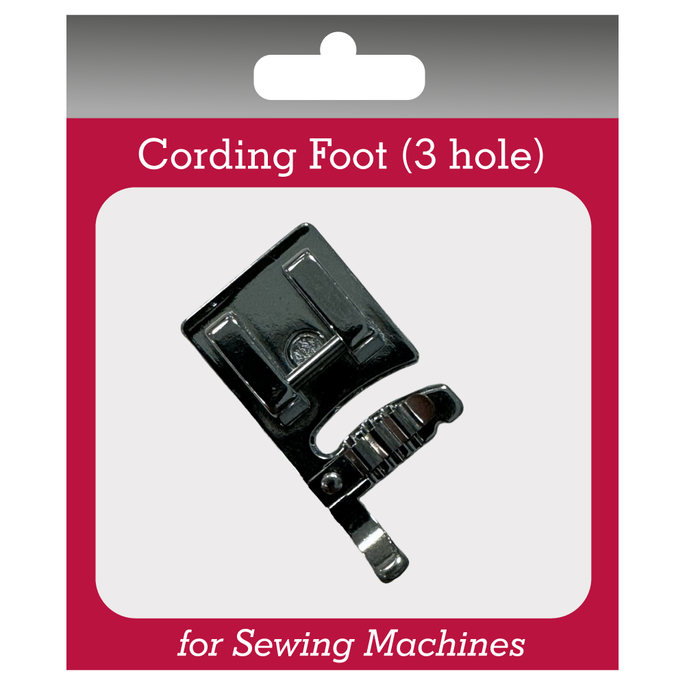 Cording Foot (3 hole) for Sewing Machines