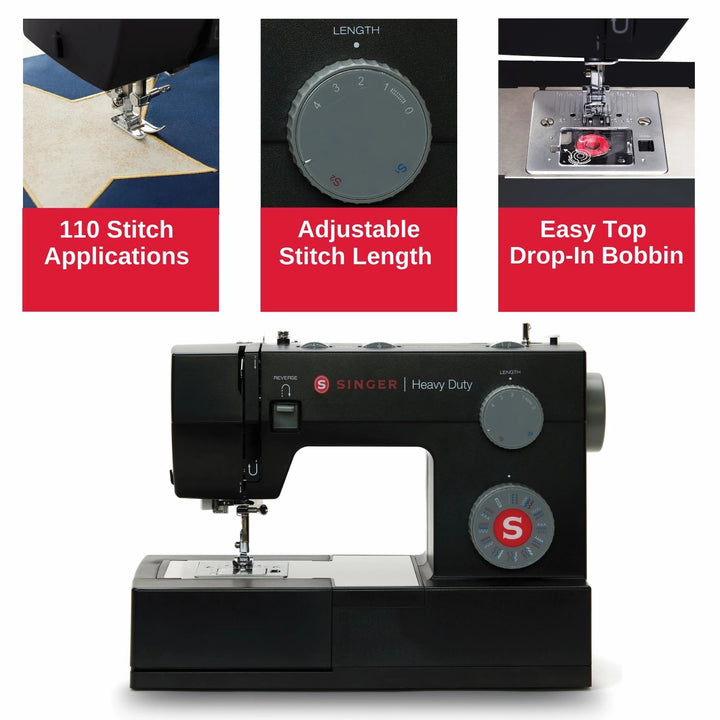 Singer Heavy Duty 4432 Black Edition Sewing Machine
