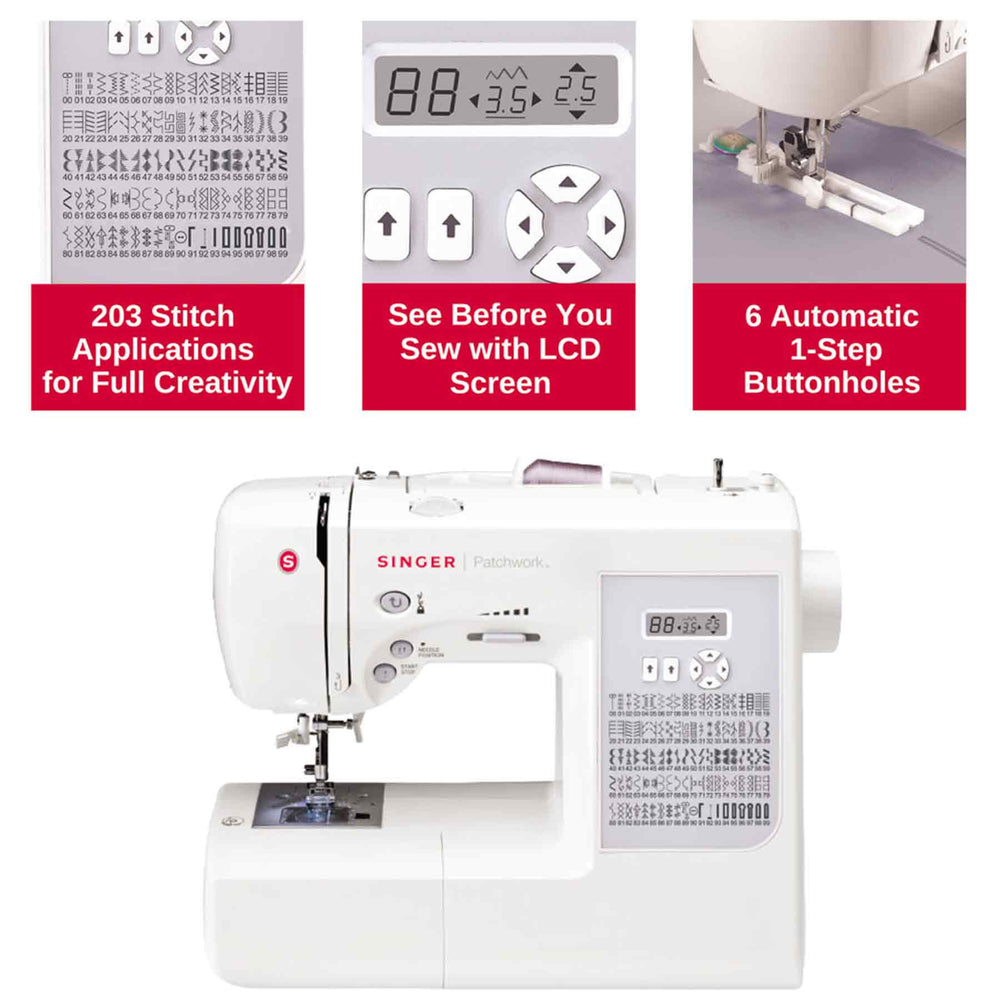 Singer Patchwork 7285Q Sewing Machine with Extension Table - Ex Display