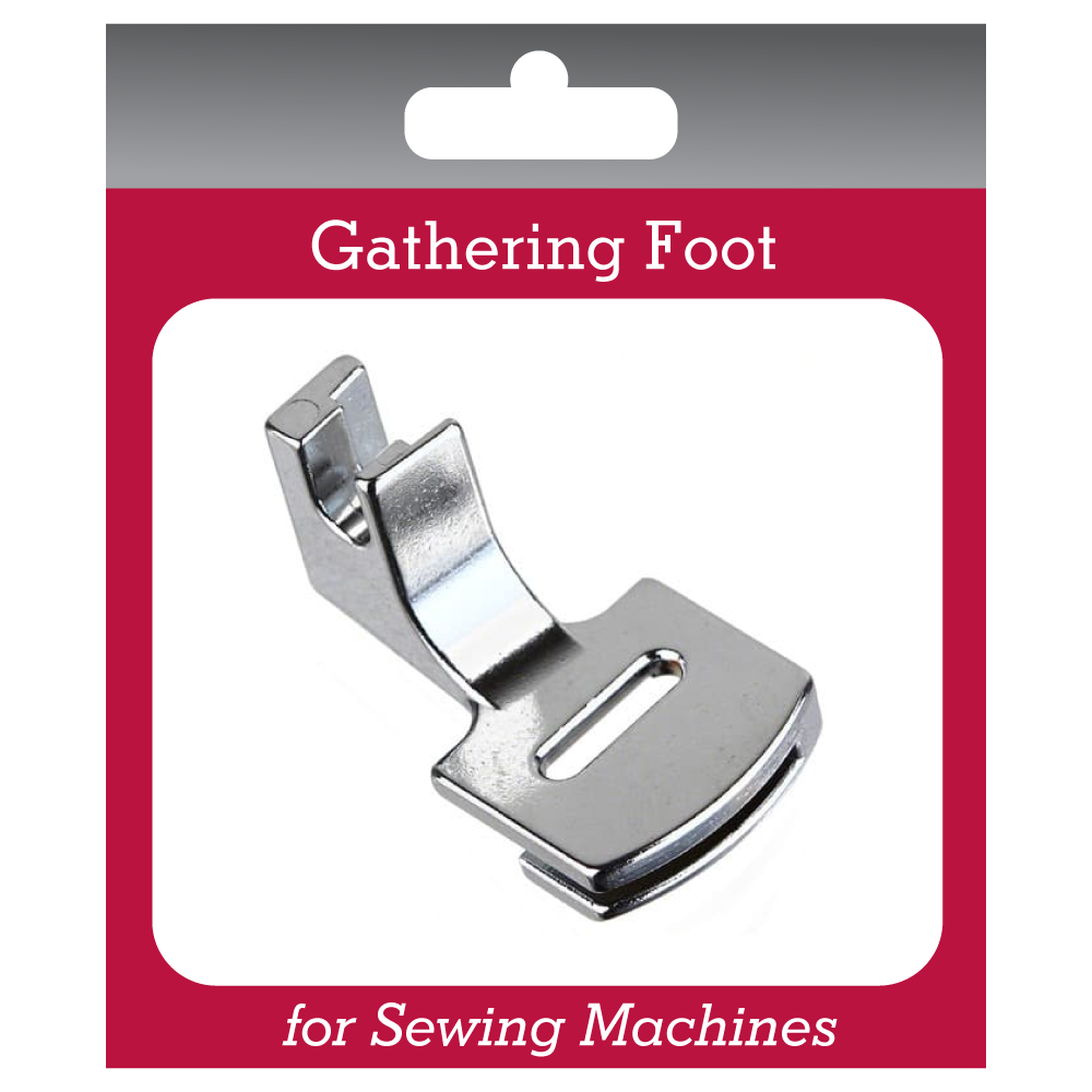 Gathering Shirring Foot for Sewing Machines