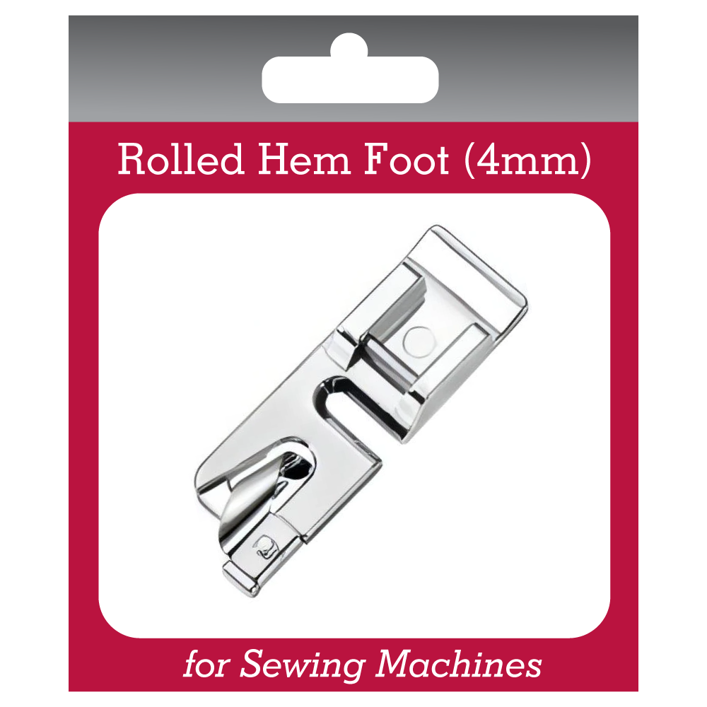 Rolled Hem Foot for Sewing Machines (multiple sizes)