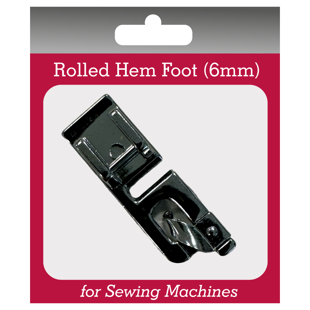 Rolled Hem Foot for Sewing Machines (multiple sizes)