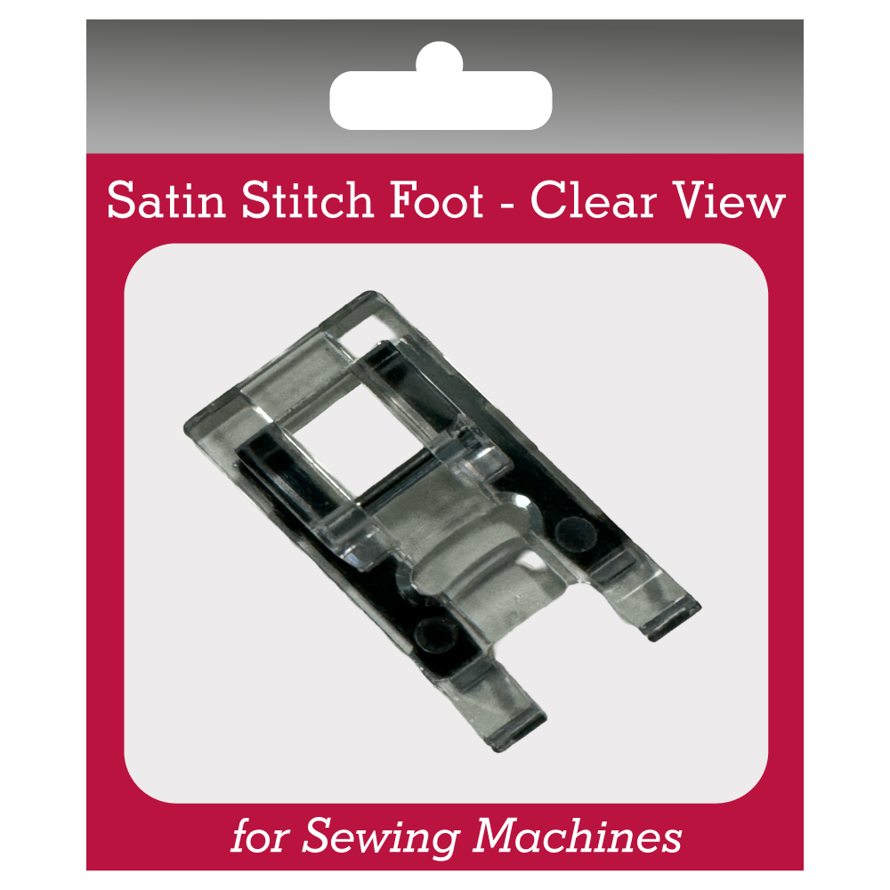 Satin Stitch Foot (Clearview) for Sewing Machines